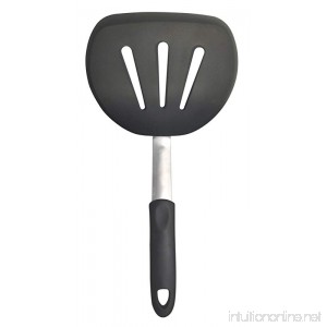 Unicook Flexible Silicone Round Pancake Turner Spatula 600F Heat Resistant Ideal for Flipping Pancakes Burgers and More BPA Free FDA Approved and LFGB Certified - B01M0F667G